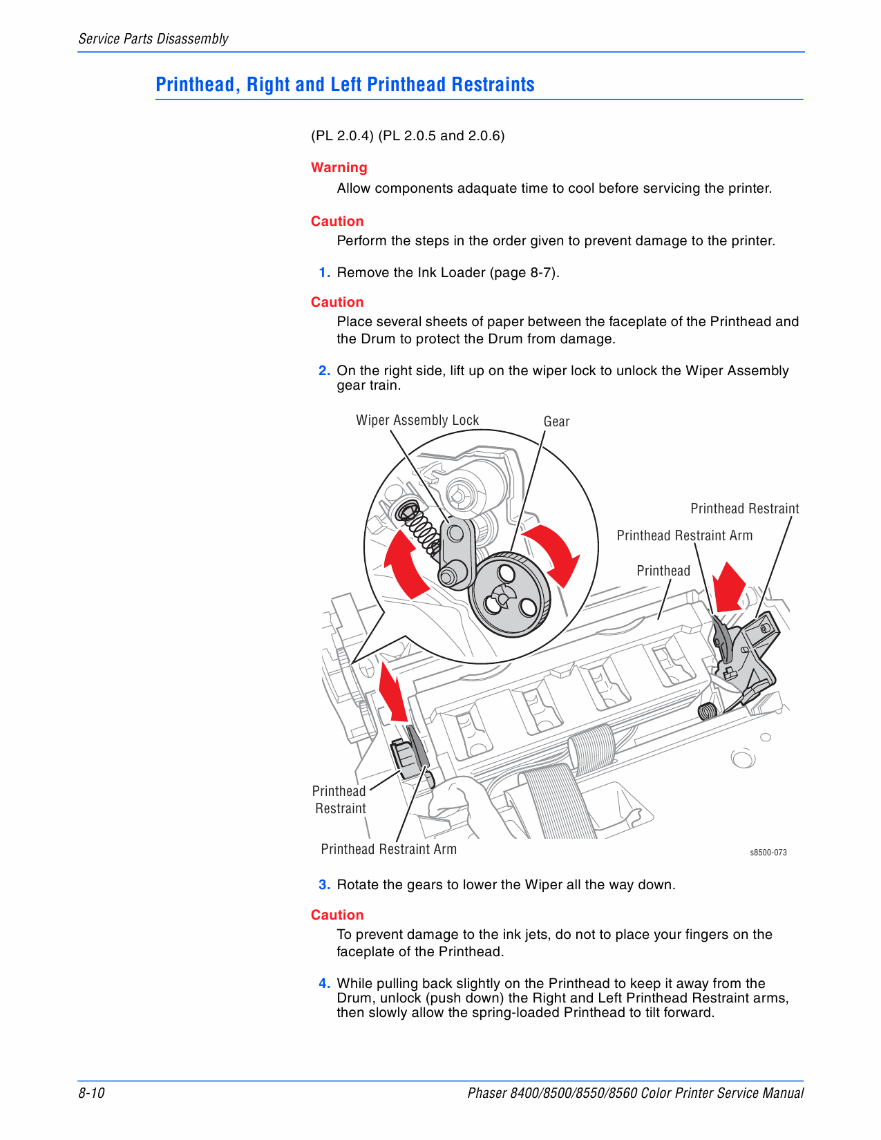 Xerox Phaser 8400 8500 8550 8560 Parts List and Service Manual-4